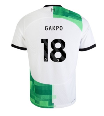 Liverpool Cody Gakpo #18 Segunda Equipación 2023-24 Manga Corta